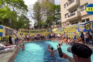 Torcida do Boca Juniors fez festa em São Paulo no duelo contra o Palmeiras, na semifinal; 150 mil torcedores são esperados no Rio de Janeiro para decisão contra o Fluminense (Foto: Reprodução/Planeta Boca Juniors)