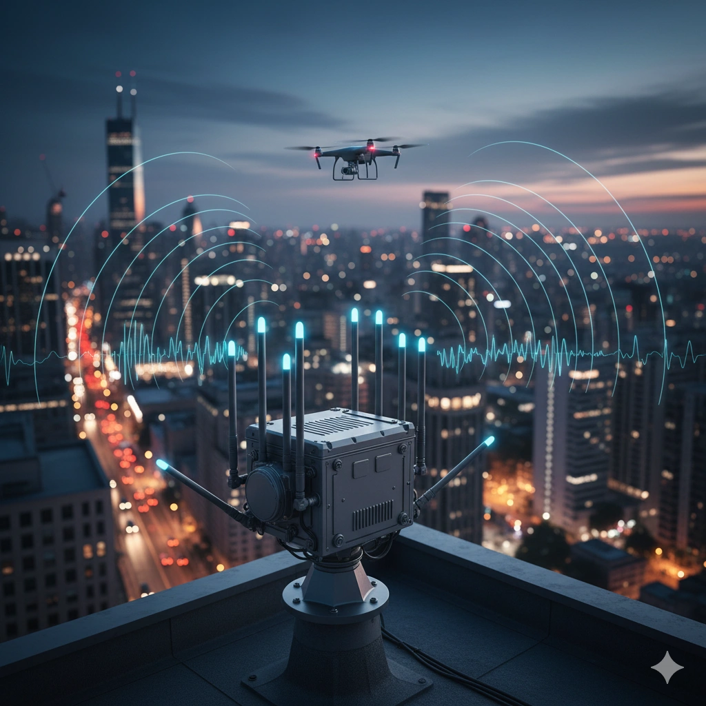 A empresa contratada é a britânica D-Fend Solutions AD LTD, sediada em Londres e especializada em tecnologia antidrones.