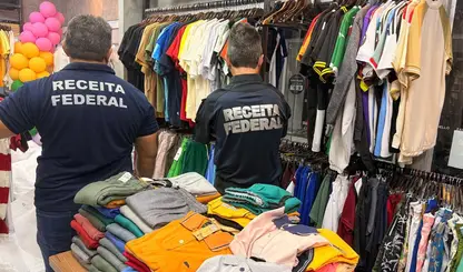 Receita Federal apreende R$ 2,5 mi em produtos falsificados durante operação
