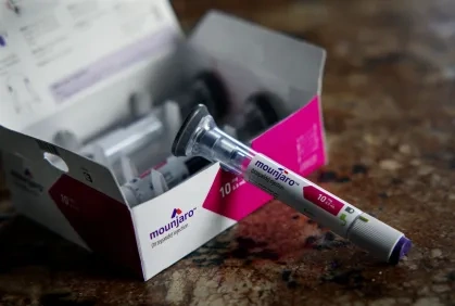 Injeção de Mounjaro, medicamento para tratamento de diabetes tipo 2