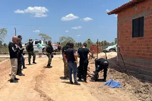 Local onde foi encontrada Maria Eduarda (Foto: Reprodução)