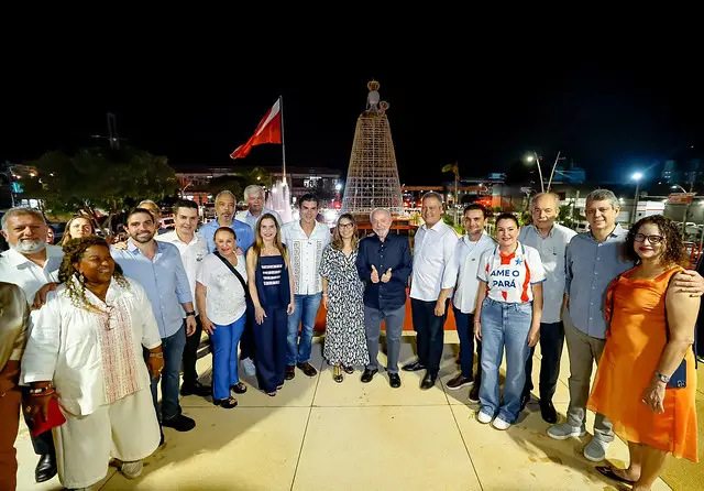 Lula em Belém conferindo os preparativos da COP 30