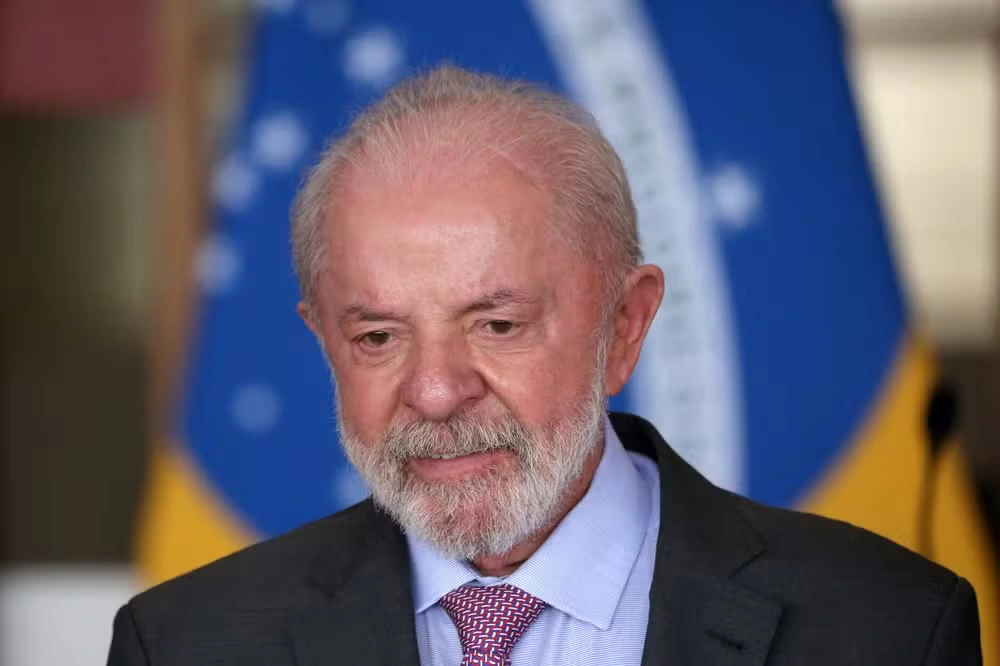 Lula, presidente do Brasil, participa da cerimônia de entrega de credenciais a novos embaixadores no Palácio do Planalto, em Brasília (DF), nesta segunda-feira, 20 de outubro de 2025