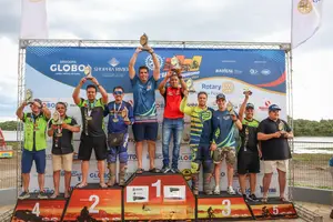 Pódio em edição do rally do companheirismo, realizado pelo Rotary Clube Teresina Piçarra (Foto: Ascom/Rotary Club Teeresina Piçarra)