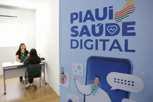 Sala do Saúde Digital no Piauí (Foto: Reprodução)