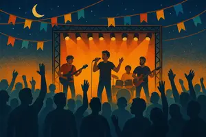 Show de Música ao Ar Livre (Foto: Reprodução)