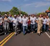 Rafael Fonteles vistoria obras da rodovia que liga José de Freitas a Meruoca