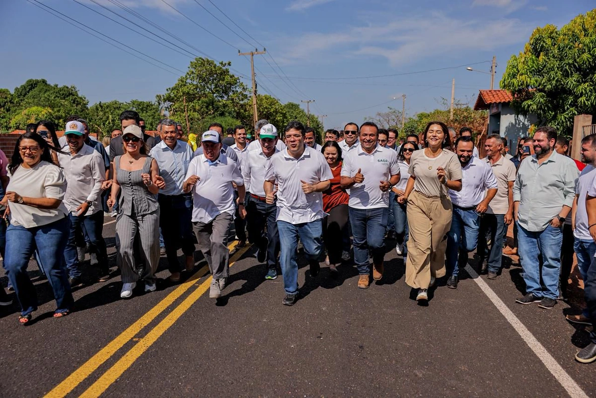 Visita às obras da PI-115, em José de Freitas