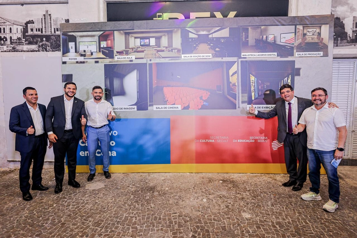 Anúncio oficial da revitalização do CINE REX como escola de áudio visual e produção