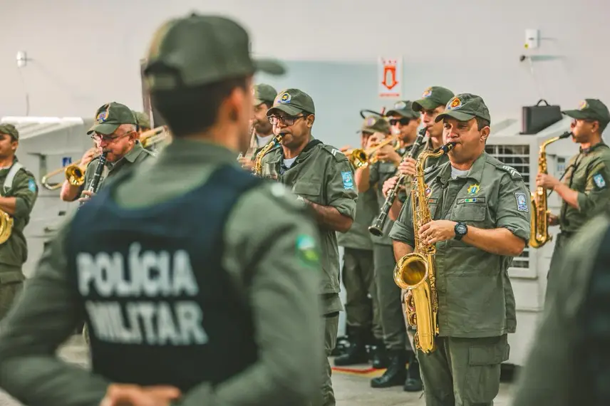 Banda da PMPI faz 150 anos levando música a onde for necessário
