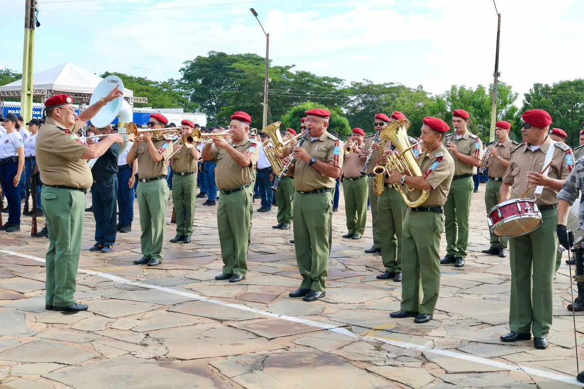 Banda da PMPI faz 150 anos levando música a onde for necessário