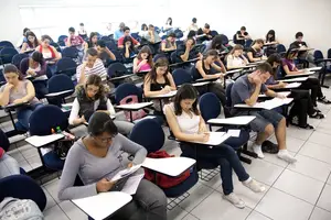 Cerca de 4,8 milhões de estudantes se inscreveram para o exame (Foto: Reprodução | Carlos Cecconello/Folhapress)
