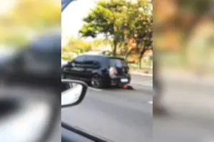 Douglas Alves Da Silva, de 26 anos, suspeito de ter arrastado Tainara Souza Santos, de 30, em um carro na Marginal Tietê (Foto: Reprodução)