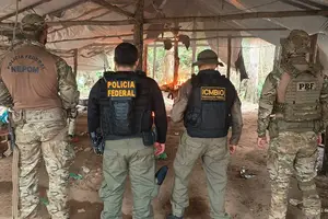 Fiscalização Federal ICMBIO com apoio da Polícia Federal (Foto: MMA)