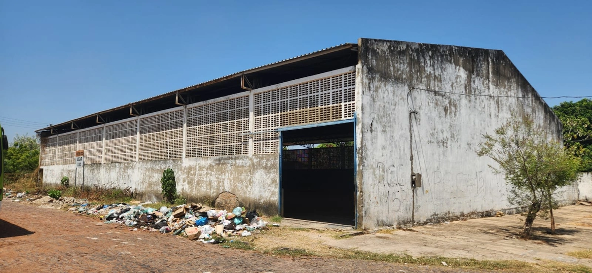 Ginásio abandonado da Vila da Guia zona sudeste de Teresina