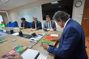 Governador apresenta ao ministro Fernando Haddad o Plano Brasil Nordeste de Transformação Ecológica (Foto: Renato Braga)