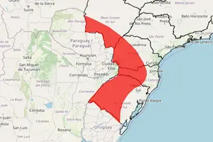 Inmet alerta para tempestades intensas no Sul e Centro-Oeste entre domingo e segunda (Foto: Reprodução | Inmet)