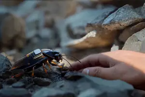 Insetos equipados com microchips e sensores mapeiam ambientes extremos, mas avanço levanta debates éticos e de segurança (Foto: Tecmundo)