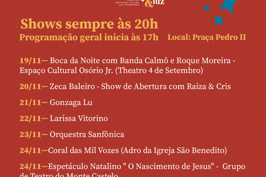 Natal de Sonho e Luz 2025