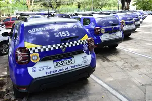Novas viaturas da GCM de Teresina (Foto: SEMCOM)