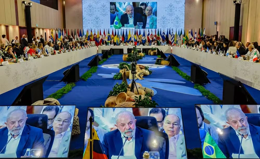 Presidente Lula discursa na abertura da cúpula da Comunidade de Estados Latino-Americanos e Caribenhos (Celac) e da União Europeia