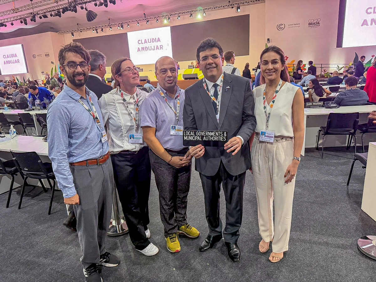 Rafael Fonteles representa bloco de governos estaduais e municipais de todo o mundo na abertura da COP30