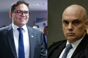 Daniel Carvalho e Alexandre de Moraes (Foto: Reprodução)