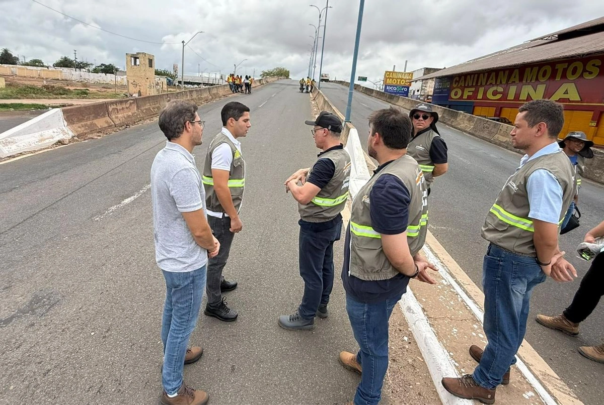 DER realiza intervenção no elevado da Miguel Rosa