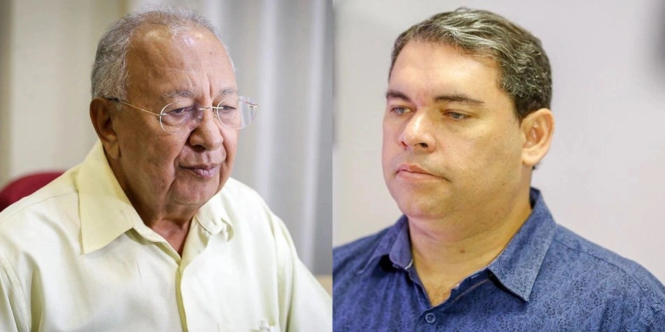 Dr.Pessoa e James Guerra ex-superintendente da SAAD-Leste e ex-secretário da SEMDUH gestora até então dos contratos do lixo de Teresina