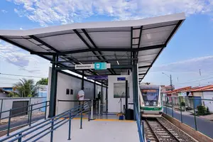 Estação Renascença do Metrô de Teresina (Foto: Gabriel Paulino)
