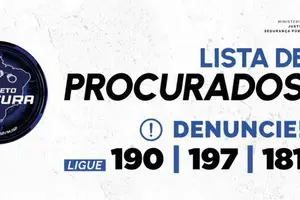 Lista de procurados (Foto: MJSP)