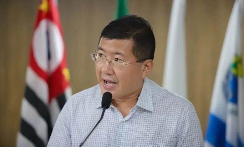 O atual prefeito de Diadema, Taka Yamauchi