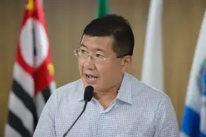 O atual prefeito de Diadema, Taka Yamauchi (Foto: Reprodução)