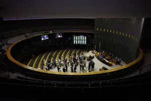 Plenário da Câmara dos Deputados em sessão de votação (Foto: Pedro Ladeira)