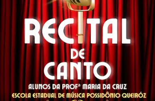 Recital de Canto reúne mais de 40 alunos da Escola Possidônio Queiroz em apresentação especial (Foto: David Barbosa)