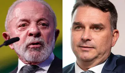 Pesquisa BTG/Nexus mostra Lula com 41% das intenções de voto no primeiro turno e Flávio Bolsonaro com 36%