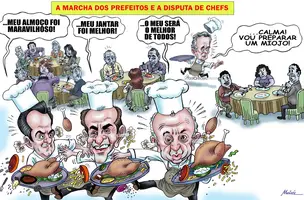 A Boca Livre dos pré-candidatos ao senado (Foto: Moisés)