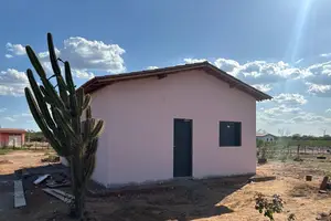 Casas que serão entregues (Foto: Reprodução)