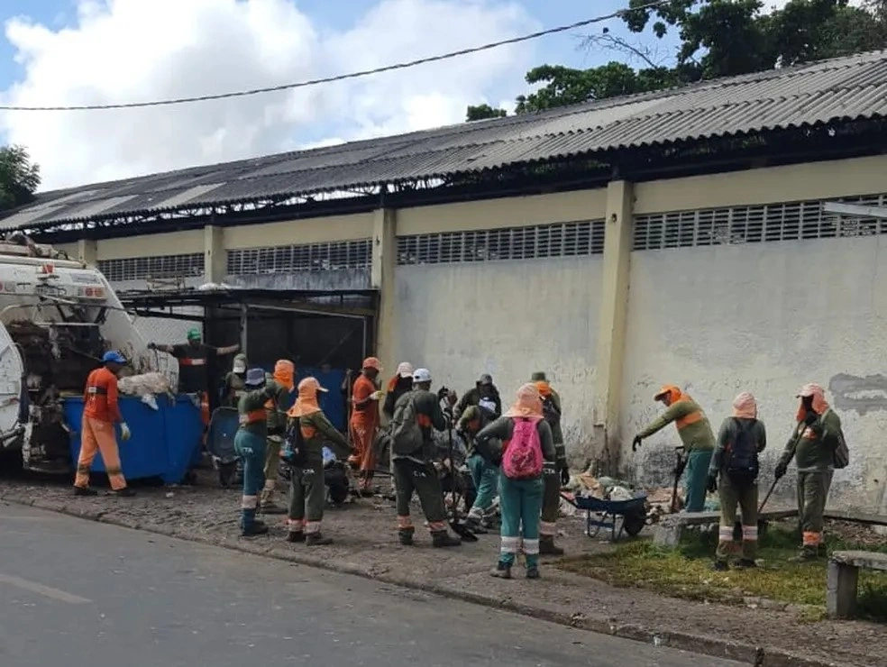 Coleta de lixo em Teresina na precarização