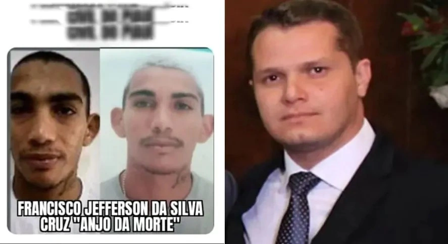 Francisco Jefferson da Silva Cruz o "Anjo da Morte" e André de Almeida Sousa, a vítima