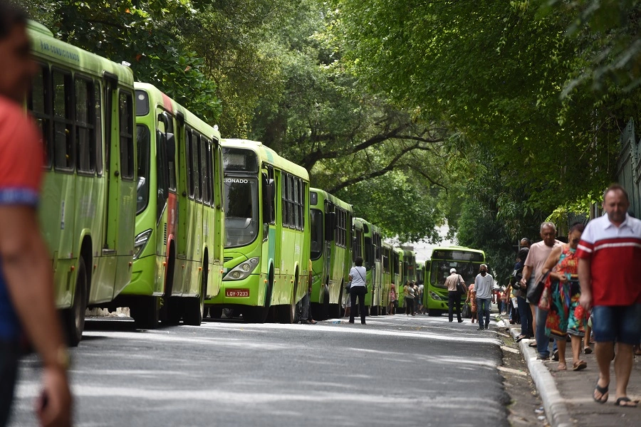 Greve dos motoristas e cobradores de ônibus