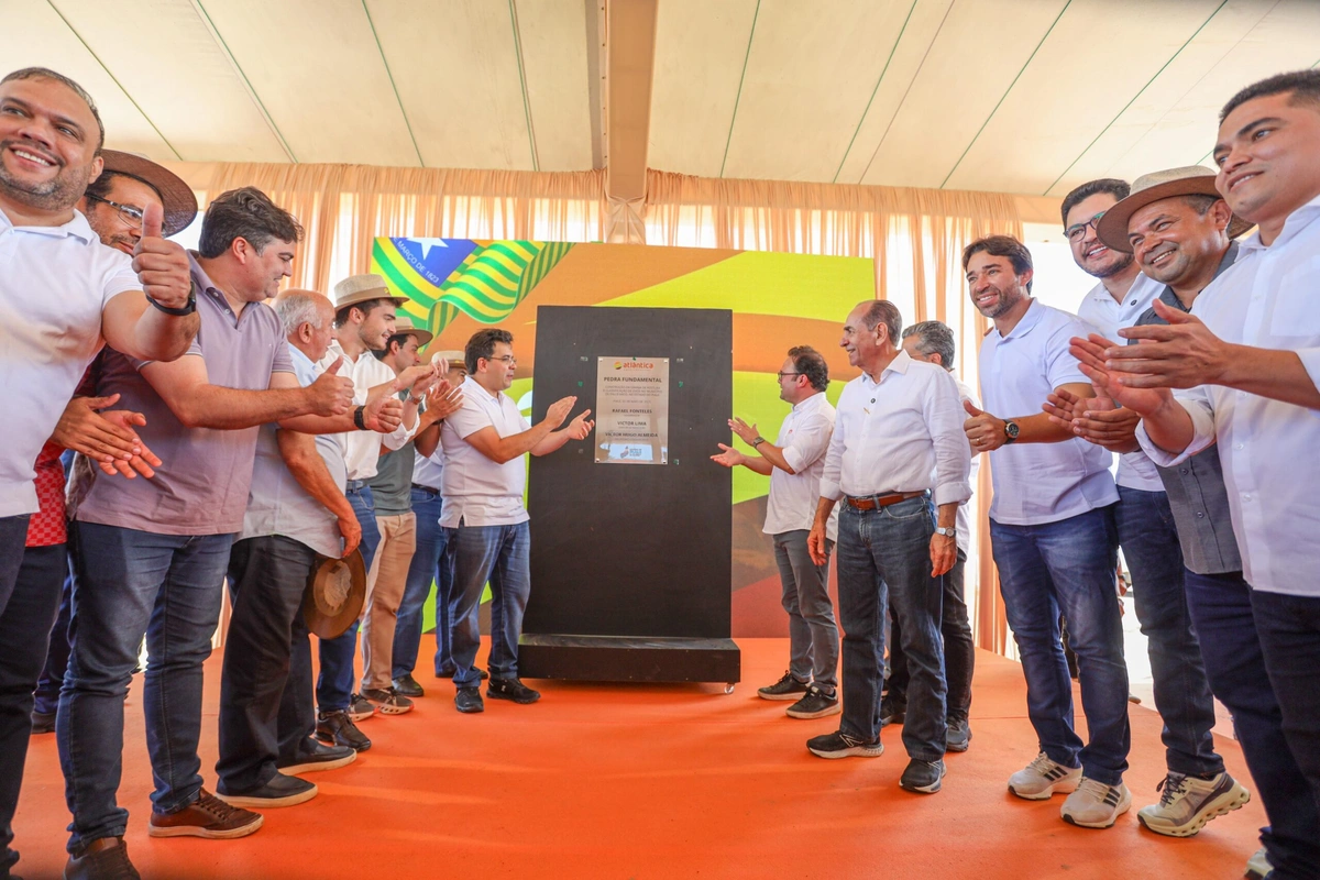 Inauguração da Pedra Fundamental da Granja Atlântica Agroindustrial