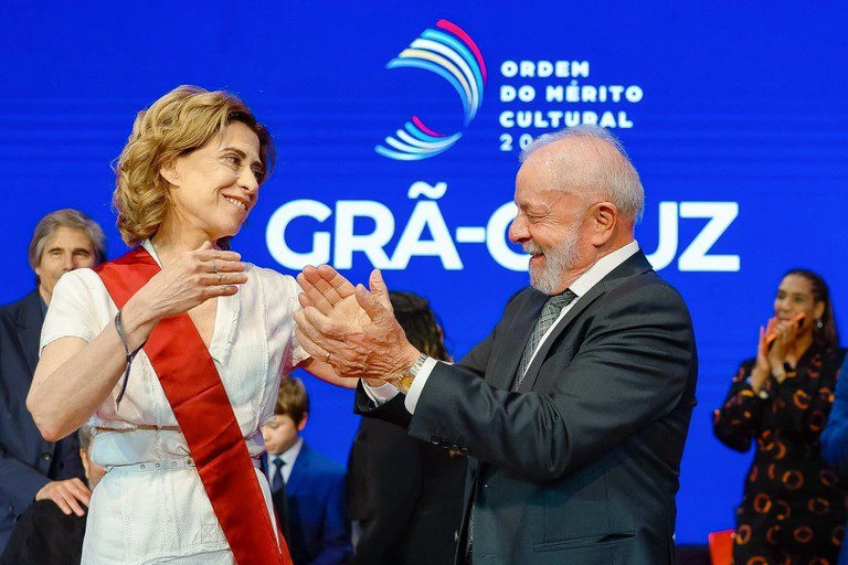 Lula e Fernanda Torres