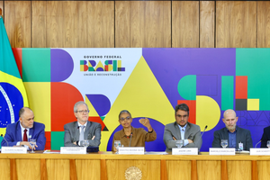 Ministra Marina Silva em Conferência (Foto: Agência Gov | Via Ministério do Meio Ambiente)