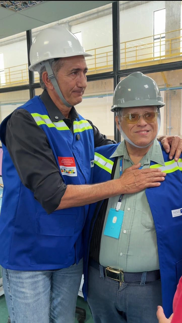 Ministro Waldez Góes e Arthur Braga