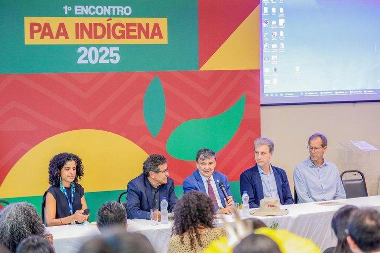 Ministro Wellington Dias na composição da mesa