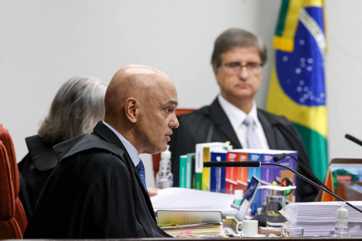 O ministro Alexandre de Moraes é o relator dos processos sobre a trama golpista de 2022