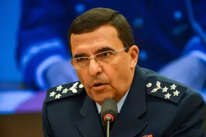 O tenente-brigadeiro do ar Carlos de Almeida Baptista Junior, que comandou a Aeronáutica no governo Bolsonaro (Foto: Marcelo Camargo - 10.jul.19/Agência Brasil)