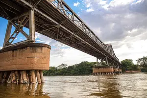 Ponte João Luís Ferreira a ponte Metálica (Foto: Reprodução)