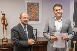 Presidente do INSS e ministro da AGU anunciam novos bloqueios de bens (Foto: AGU)